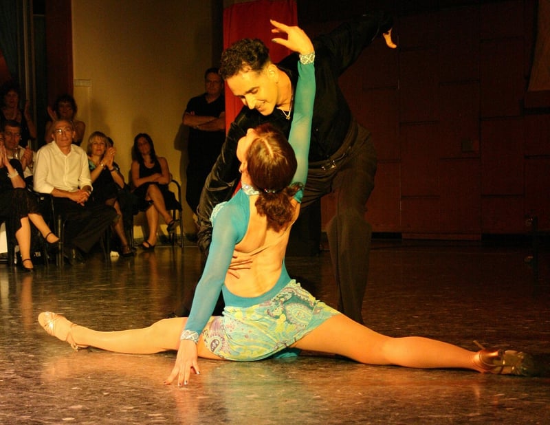 Salsa Dancing Couple